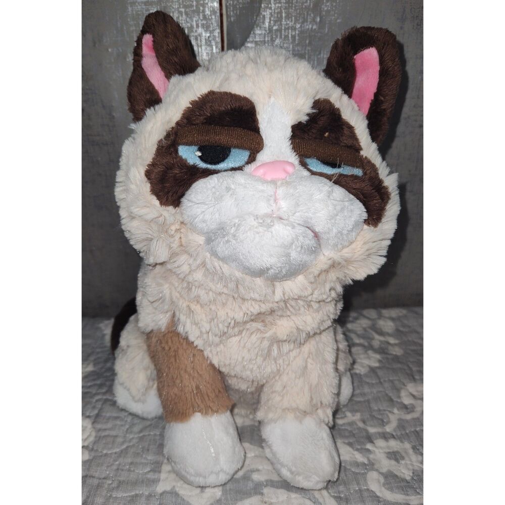 Hashtag Collectibles Grumpy Cat Hand Puppet Plush Toy